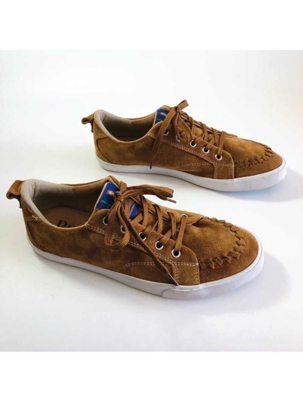 REBA by Justin Oakie Suede Moc Toe Sneakers